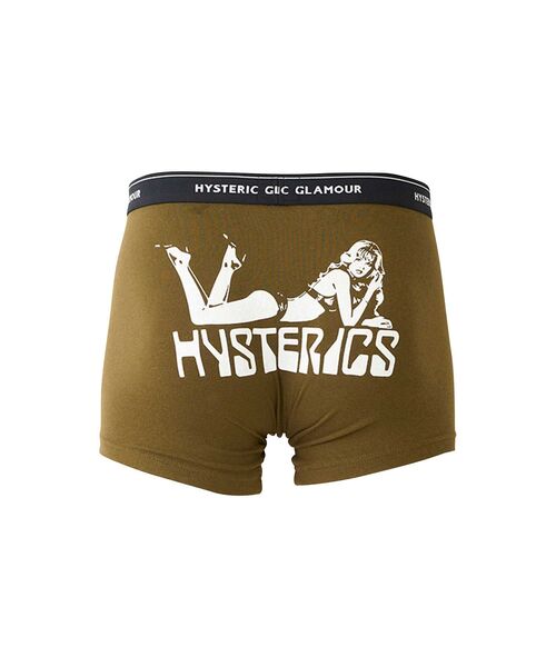 HYSTERIC GLAMOUR(ヒステリックグラマー)の「HYSTERIC WOMAN SCORPION ボクサーブリーフ(ショーツ・メンズ・ブルー/ブラック/カーキ・FREE)」の2枚目の写真