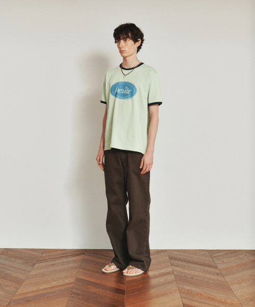 HEUTE(ホイテ)の「HET CIRCLE RINGER T-SHIRT (MINT)(Tシャツ/カットソー・メンズ・その他・M/L)」の3枚目の写真