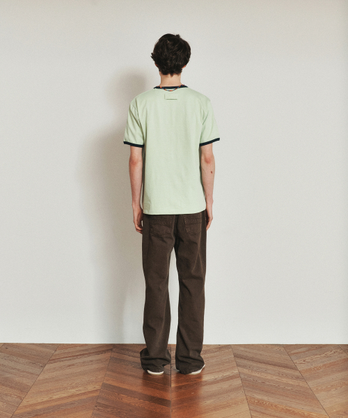 HEUTE(ホイテ)の「HET CIRCLE RINGER T-SHIRT (MINT)(Tシャツ/カットソー・メンズ・その他・M/L)」の4枚目の写真