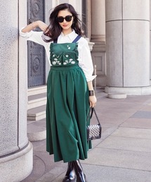 Chesty（チェスティー）の「ガーデン刺繍ジャンパースカート（ジャンパースカート）」