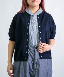 Tieasy（ティージー）の「[Tieasy] HDCS SNAP S/S CARDIGAN / ライトスラブ天竺 スナップカーディガン（カーディガン/ボレロ）」
