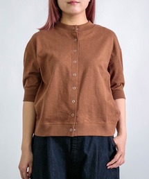 Tieasy（ティージー）の「[Tieasy] HDCS SNAP S/S CARDIGAN / ライトスラブ天竺 スナップカーディガン（カーディガン/ボレロ）」