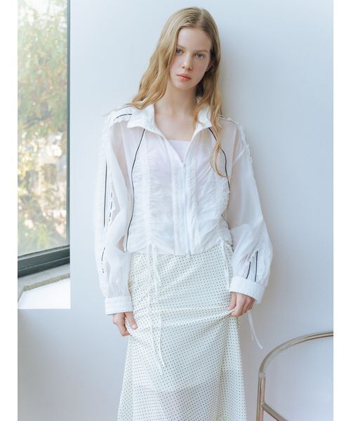 FURFUR（ファーファー）の「ミディナロースカート（スカート・レディース・ブラック/ホワイト/ピンク・F）」の6枚目の写真