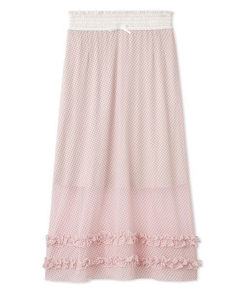 FURFUR（ファーファー）の「ミディナロースカート（スカート・レディース・ブラック/ホワイト/ピンク・F）」の11枚目の写真