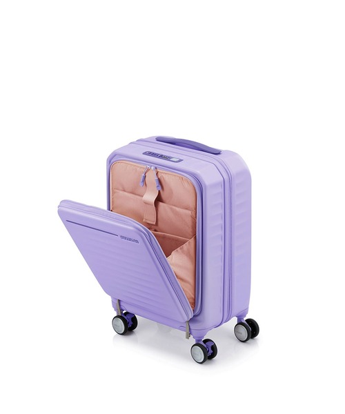 AMERICAN TOURISTER(アメリカンツーリスター)の「アメリカンツーリスター FRONTEC スピナー54/ 19エキスパンダーTSA OS V2 ラベンダーパープル(スーツケース/キャリーバッグ・レディース・パープル・S)」の7枚目の写真