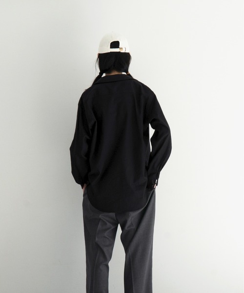 KAIKO（カイコー）の「KAIKO Afford（シャツ/ブラウス・メンズ・オフホワイト/ブラック・2）」の11枚目の写真