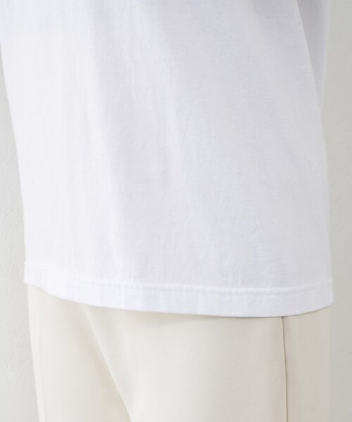 Whim Gazette(ウィムガゼット)の「スリーブロゴロングTシャツ(Tシャツ/カットソー・レディース・オフホワイト/ライトグレー・FREE)」の7枚目の写真