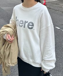 FRIPIER（フリピエ）の「《FRIPIER》ロゴスウェット（Tシャツ/カットソー）」