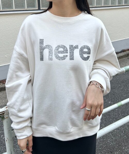 FRIPIER（フリピエ）の「《FRIPIER》ロゴスウェット（Tシャツ/カットソー・レディース・ネイビー/ホワイト・FREE）」の8枚目の写真