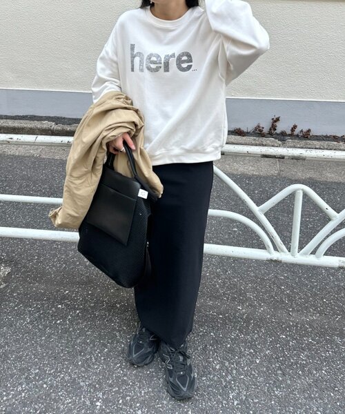 FRIPIER（フリピエ）の「《FRIPIER》ロゴスウェット（Tシャツ/カットソー・レディース・ネイビー/ホワイト・FREE）」の11枚目の写真