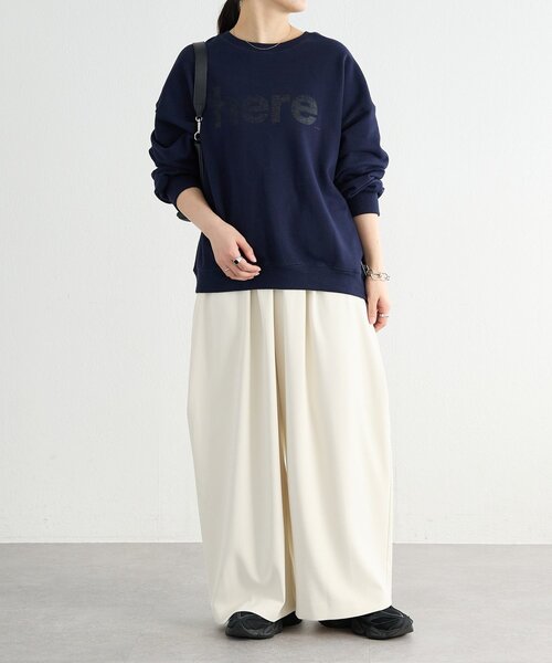 FRIPIER（フリピエ）の「《FRIPIER》ロゴスウェット（Tシャツ/カットソー・レディース・ネイビー/ホワイト・FREE）」の22枚目の写真