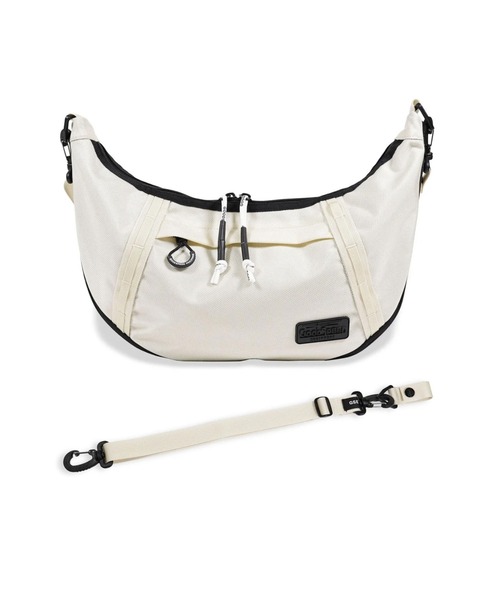 GOODSPEED equipment(グットスピードイクイップメント)の「Banana Bag(ボディバッグ/ウエストポーチ・メンズ・オレンジ/ブラック/オフホワイト・ONE SIZE)」の5枚目の写真