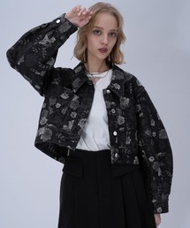 HARE | フラワーガラデニムジャケット(HARE)(デニムジャケット)