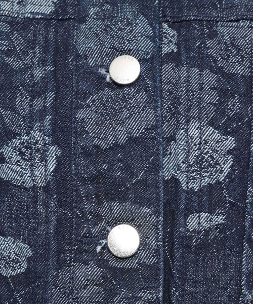 HARE（ハレ）の「フラワーガラデニムジャケット(HARE)（デニムジャケット・レディース・ブラック/ブルー・FREE）」の21枚目の写真