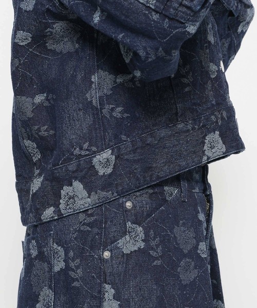 HARE（ハレ）の「フラワーガラデニムジャケット(HARE)（デニムジャケット・レディース・ブラック/ブルー・FREE）」の17枚目の写真