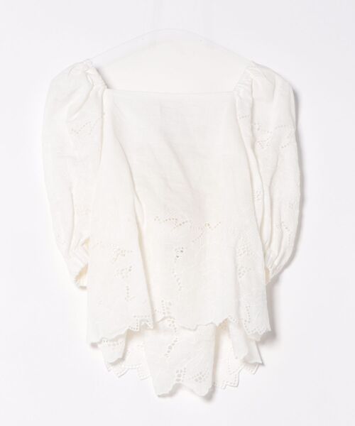 KEITA MARUYAMA（ケイタマルヤマ）の「Cutwork Volume Sleeve BL（シャツ/ブラウス・レディース・ブラック/ホワイト・FREE）」の2枚目の写真