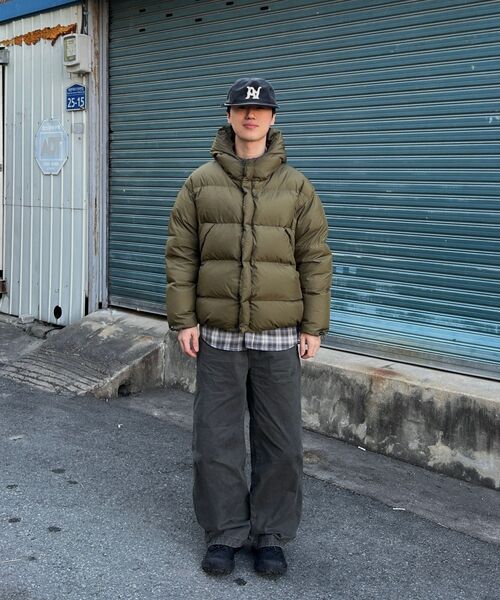 EXCONTAINER(エックスコンテナ)の「サイドラインワイドパンツ (スレートカーキ)(その他パンツ・メンズ・その他・SMALL/MEDIUM/LARGE/X-LARGE)」の8枚目の写真
