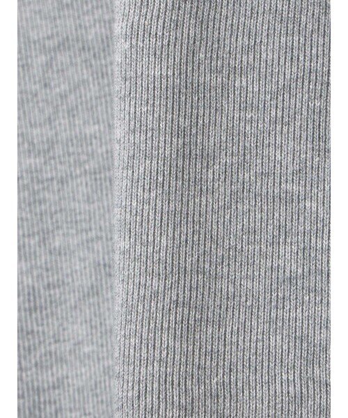 MIDIUMISOLID(ミディウミソリッド)の「MIDIUMISOLID for Ladies リブヘンリーネックプルオーバー(Tシャツ/カットソー・レディース・ブラック/ライトグレー/キナリ・FREE)」の7枚目の写真