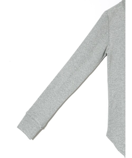 MIDIUMISOLID(ミディウミソリッド)の「MIDIUMISOLID for Ladies リブヘンリーネックプルオーバー(Tシャツ/カットソー・レディース・ブラック/ライトグレー/キナリ・FREE)」の18枚目の写真