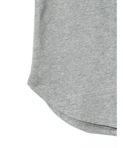 MIDIUMISOLID(ミディウミソリッド)の「MIDIUMISOLID for Ladies リブヘンリーネックプルオーバー(Tシャツ/カットソー・レディース・ブラック/ライトグレー/キナリ・FREE)」の20枚目の写真