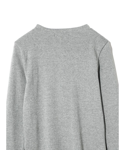 MIDIUMISOLID(ミディウミソリッド)の「MIDIUMISOLID for Ladies リブヘンリーネックプルオーバー(Tシャツ/カットソー・レディース・ブラック/ライトグレー/キナリ・FREE)」の22枚目の写真