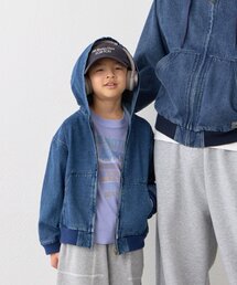 PENNEYS（ぺニーズ）の「【KIDS】【FOX×TYPY】ZIPデニムフードブルゾン（ブルゾン）」