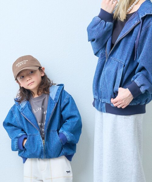 KIDS】【FOX×TYPY】ZIPデニムフードブルゾン（ブルゾン）｜PENNEYS（ぺ
