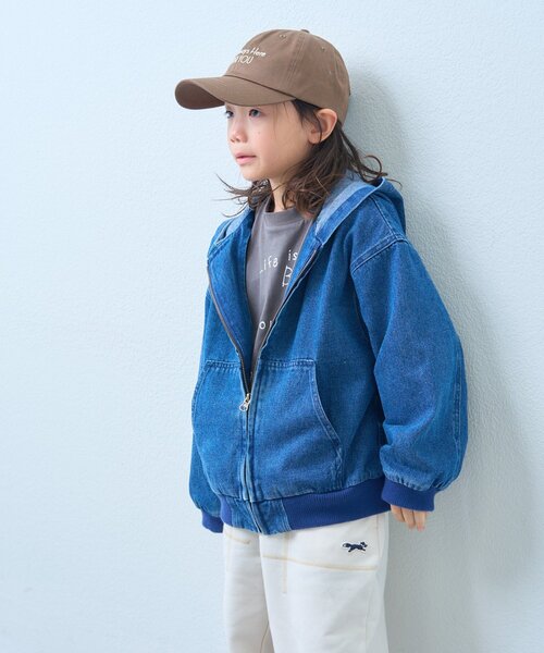 KIDS】【FOX×TYPY】ZIPデニムフードブルゾン（ブルゾン）｜PENNEYS（ぺ