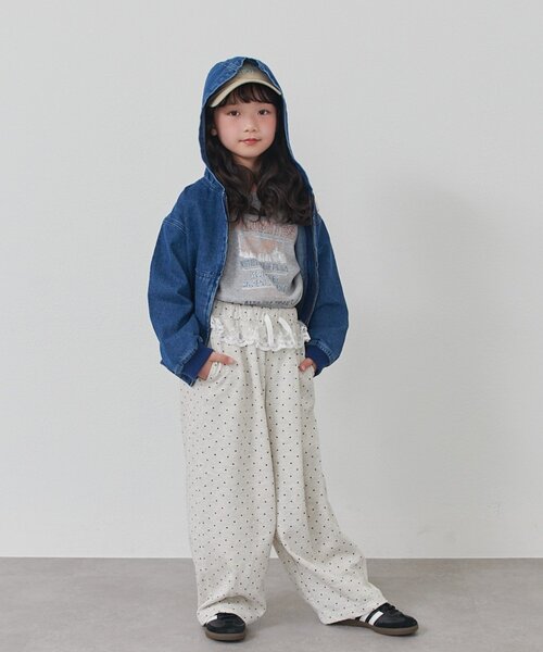 セール】【KIDS】フードデニムジャケット【FOX×TYPY】《ジュニアサイズ