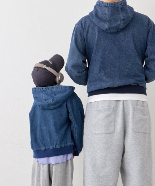 セール】【KIDS】フードデニムジャケット【FOX×TYPY】《ジュニアサイズ