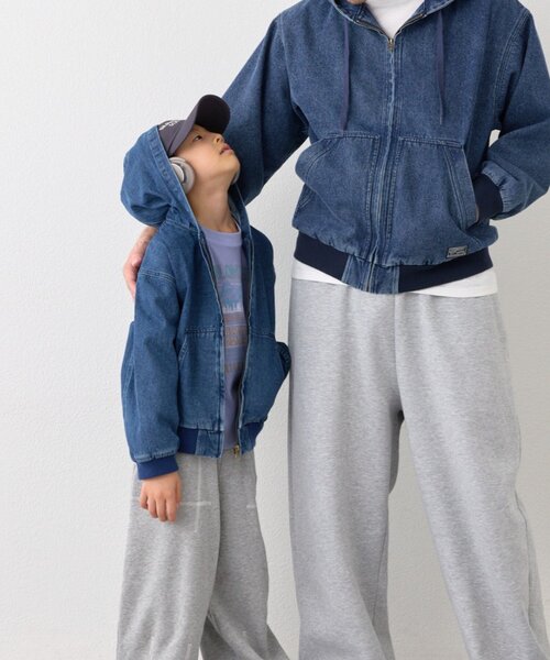 FOXEY NEWYORK フード付デニムジャケット セール】【KIDS】フードデニムジャケット【FOX×TYPY】《ジュニアサイズ