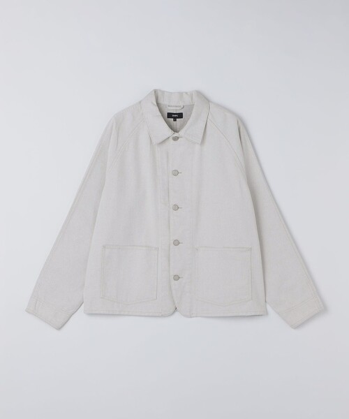 SHIPS（シップス）の「SHIPS: カラーデニム チョアジャケット（デニムジャケット・メンズ・ブラウン/ナチュラル・X-LARGE/LARGE/MEDIUM）」の11枚目の写真