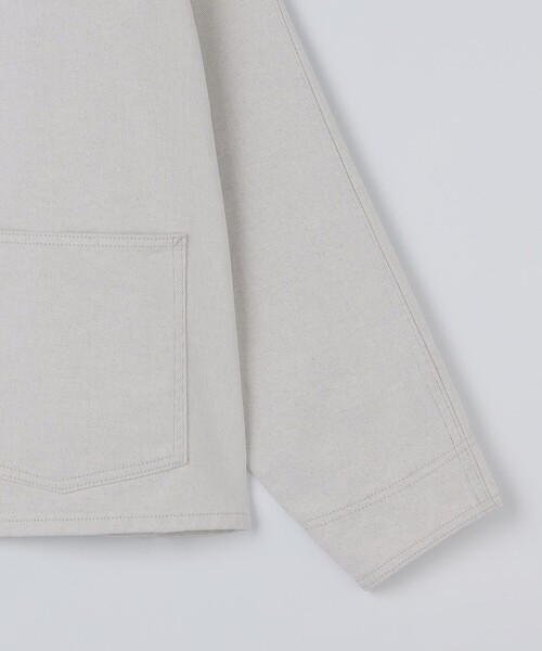 SHIPS（シップス）の「SHIPS: カラーデニム チョアジャケット（デニムジャケット・メンズ・ブラウン/ナチュラル・X-LARGE/LARGE/MEDIUM）」の13枚目の写真