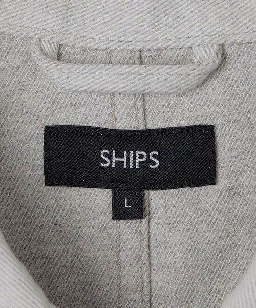 SHIPS（シップス）の「SHIPS: カラーデニム チョアジャケット（デニムジャケット・メンズ・ブラウン/ナチュラル・X-LARGE/LARGE/MEDIUM）」の14枚目の写真