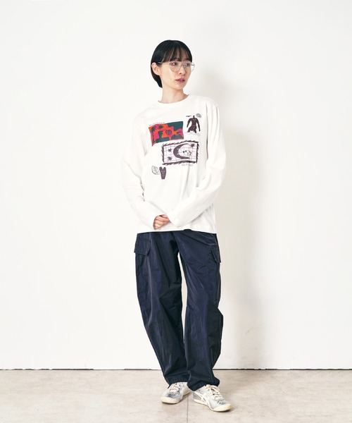 Common Noun(コモン ナウン)の「“SEA” norahi 天竺ロンT(Tシャツ/カットソー・レディース・ブラック系その他/ホワイト・XL/L/M)」の8枚目の写真