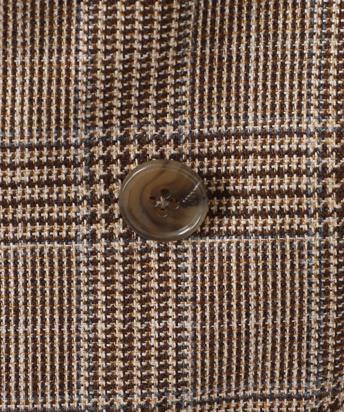 IENA（イエナ）の「COUTURE D'ADAM/クチュールドアダム Double JK Prince of Wales 26SS-004（テーラードジャケット・レディース・ブラウン・FREE）」の7枚目の写真