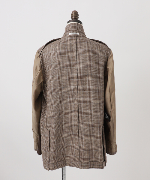 IENA（イエナ）の「COUTURE D'ADAM/クチュールドアダム Double JK Prince of Wales 26SS-004（テーラードジャケット・レディース・ブラウン・FREE）」の9枚目の写真