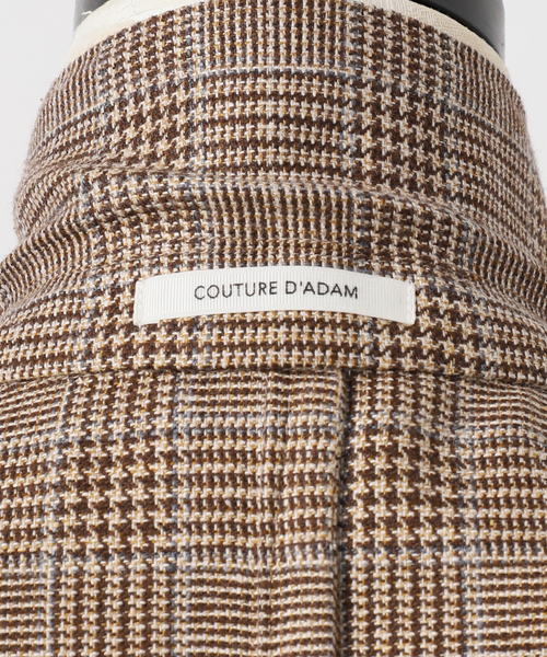 IENA（イエナ）の「COUTURE D'ADAM/クチュールドアダム Double JK Prince of Wales 26SS-004（テーラードジャケット・レディース・ブラウン・FREE）」の10枚目の写真