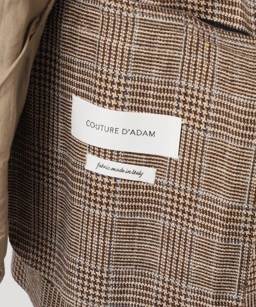 IENA（イエナ）の「COUTURE D'ADAM/クチュールドアダム Double JK Prince of Wales 26SS-004（テーラードジャケット・レディース・ブラウン・FREE）」の11枚目の写真