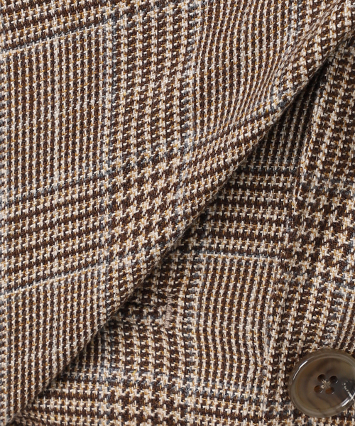 IENA（イエナ）の「COUTURE D'ADAM/クチュールドアダム Double JK Prince of Wales 26SS-004（テーラードジャケット・レディース・ブラウン・FREE）」の12枚目の写真