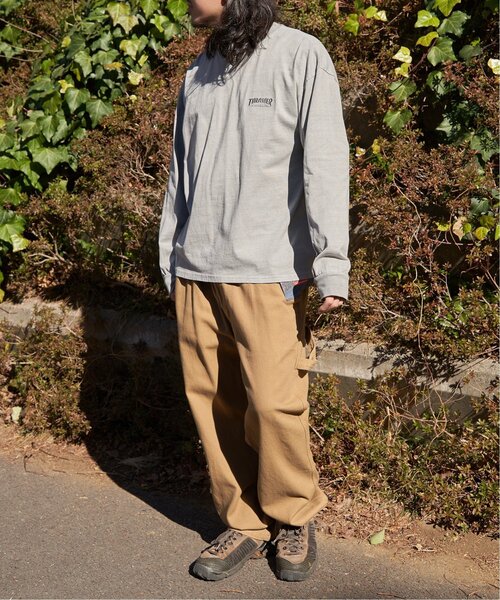 THRASHER（スラッシャー）の「THRASHER スラッシャー ピグメントプリントロンT（Tシャツ/カットソー・メンズ・チャコール/ピンク/グレー/ブラウン・L/LL/M）」の7枚目の写真