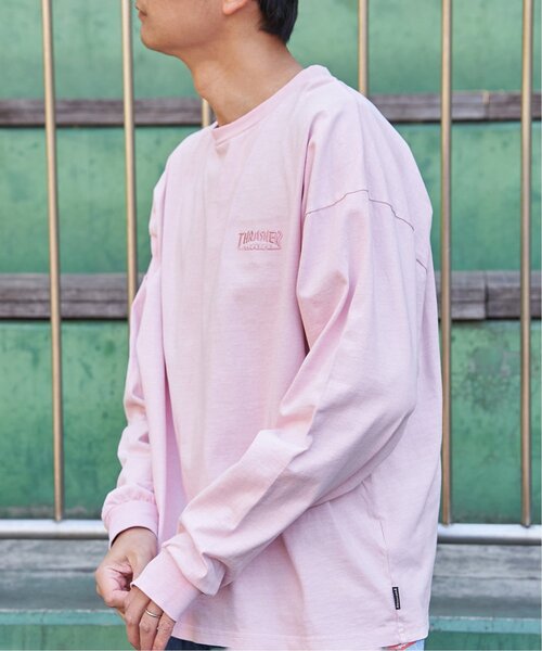 THRASHER（スラッシャー）の「THRASHER スラッシャー ピグメントプリントロンT（Tシャツ/カットソー・メンズ・チャコール/ピンク/グレー/ブラウン・L/LL/M）」の13枚目の写真