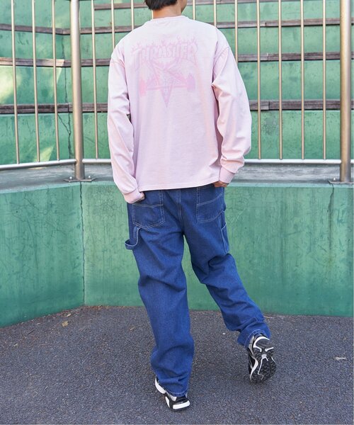 THRASHER（スラッシャー）の「THRASHER スラッシャー ピグメントプリントロンT（Tシャツ/カットソー・メンズ・チャコール/ピンク/グレー/ブラウン・L/LL/M）」の15枚目の写真