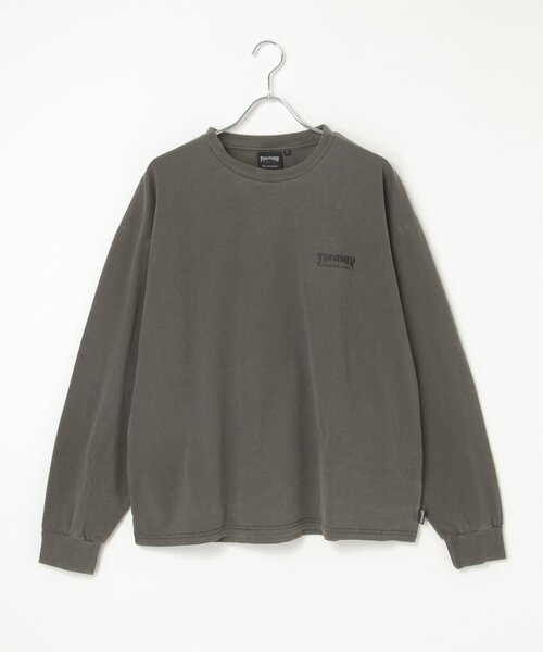 THRASHER（スラッシャー）の「THRASHER スラッシャー ピグメントプリントロンT（Tシャツ/カットソー・メンズ・チャコール/ピンク/グレー/ブラウン・L/LL/M）」の20枚目の写真