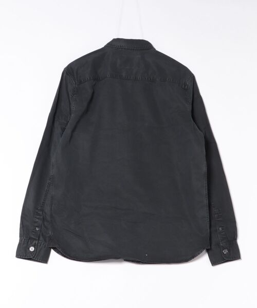ALLSAINTS(オールセインツ)の「BODHI LONG SLEEVE OVERSHIRT | BODHI 長袖 オーバーシャツ(シャツ/ブラウス・メンズ・ブラック・XS/S/M/L)」の2枚目の写真