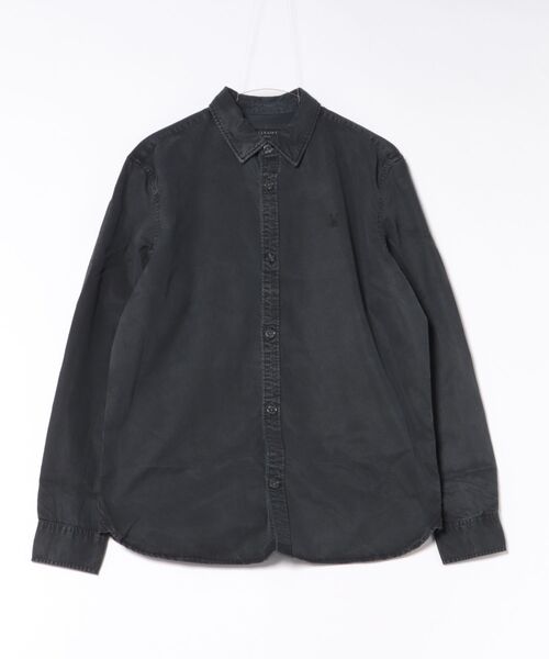 ALLSAINTS(オールセインツ)の「BODHI LONG SLEEVE OVERSHIRT | BODHI 長袖 オーバーシャツ(シャツ/ブラウス・メンズ・ブラック・XS/S/M/L)」の3枚目の写真