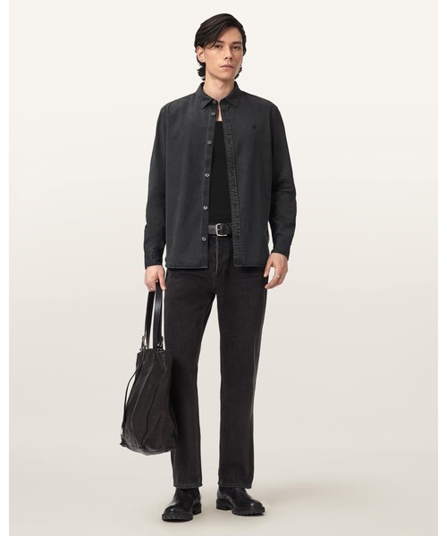 ALLSAINTS(オールセインツ)の「BODHI LONG SLEEVE OVERSHIRT | BODHI 長袖 オーバーシャツ(シャツ/ブラウス・メンズ・ブラック・XS/S/M/L)」の11枚目の写真