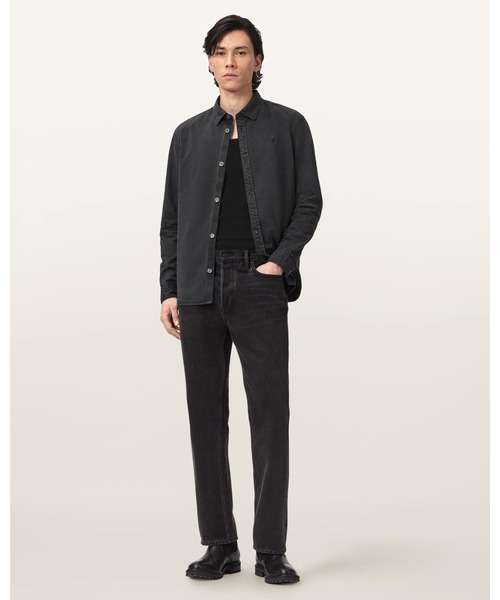 ALLSAINTS(オールセインツ)の「BODHI LONG SLEEVE OVERSHIRT | BODHI 長袖 オーバーシャツ(シャツ/ブラウス・メンズ・ブラック・XS/S/M/L)」の9枚目の写真