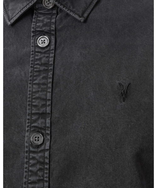 ALLSAINTS(オールセインツ)の「BODHI LONG SLEEVE OVERSHIRT | BODHI 長袖 オーバーシャツ(シャツ/ブラウス・メンズ・ブラック・XS/S/M/L)」の7枚目の写真