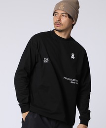 Psycho Bunny（サイコバニー）の「[WEB限定]ランダムグラフィック ロングスリーブTシャツ（Tシャツ/カットソー）」